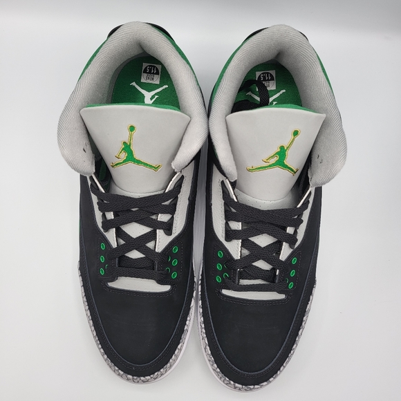 NEW Men's Sz 12 Air Jordan 3 Retro 'Pine Green' DH1259-400 - Picture 6 of 11